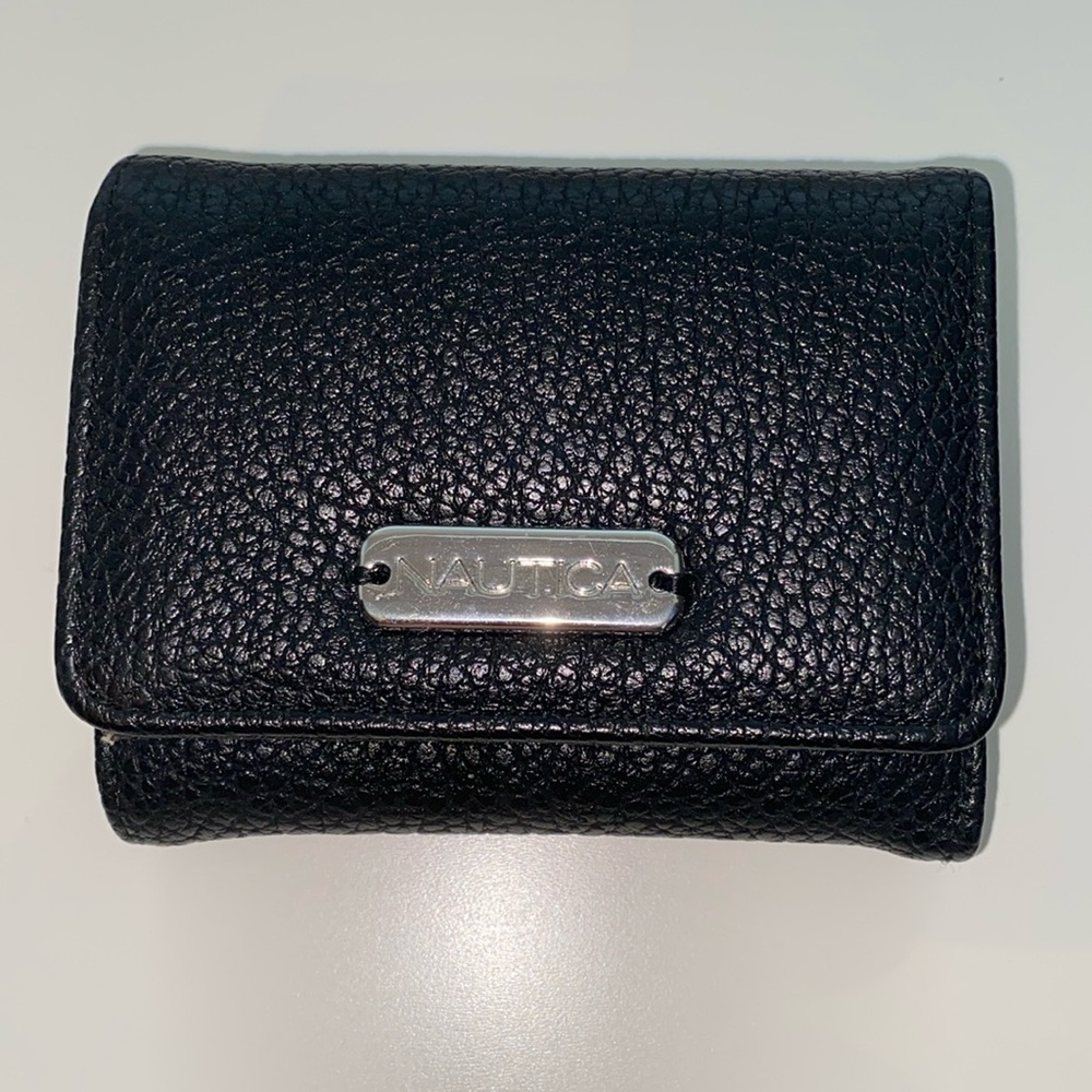 Black nautica full length wallet
